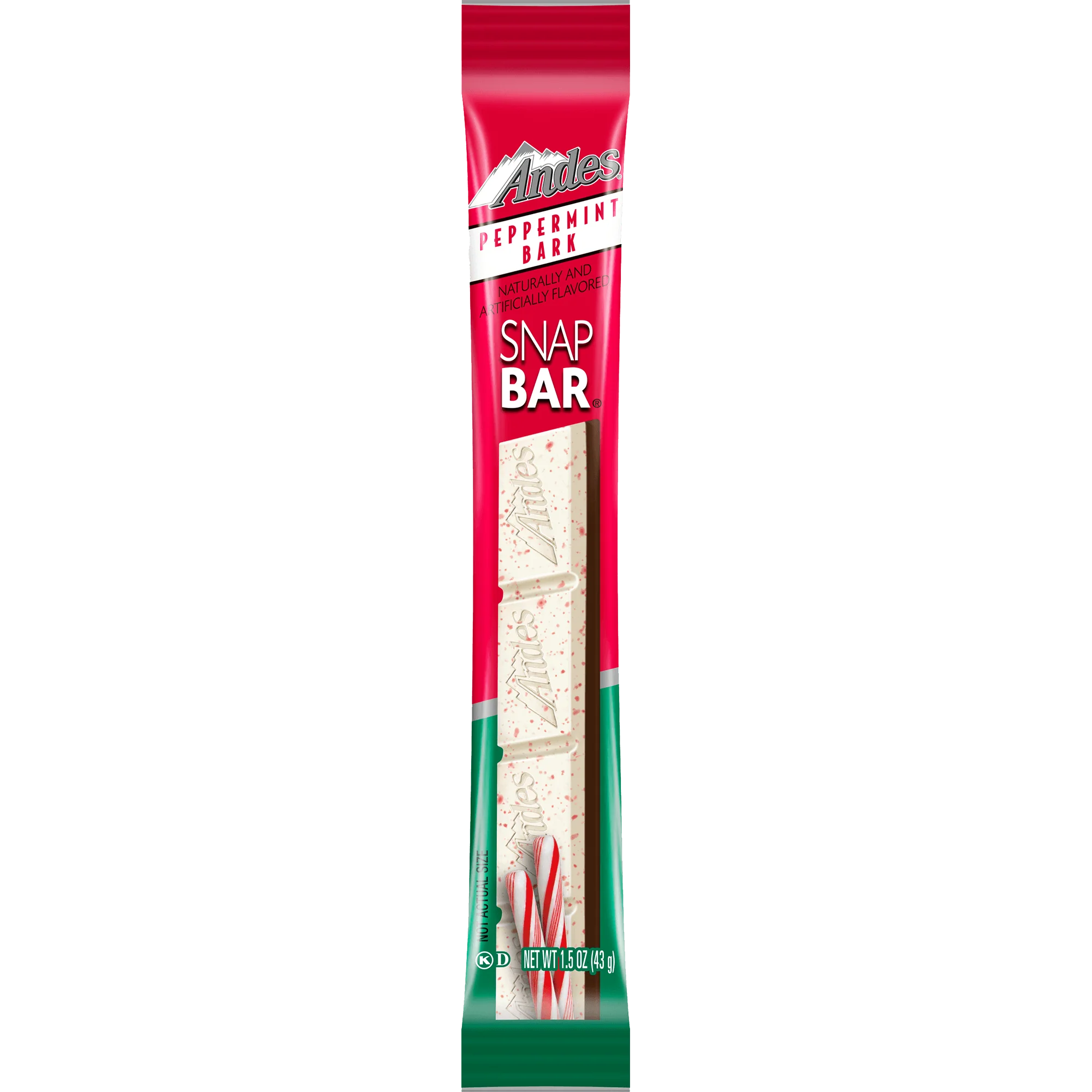 Andes Peppermint Bark Snap Bar  (1.5 oz. Bar)