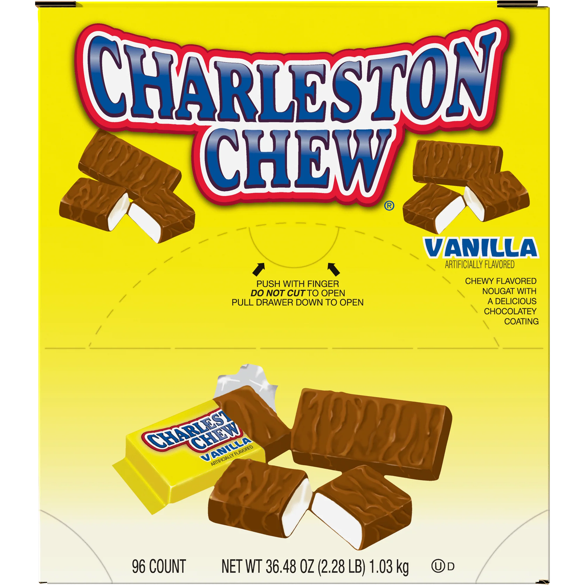 Charleston Chew Vanilla Fun Size (41.92 oz.  / 96 ct. Box) - Image 3