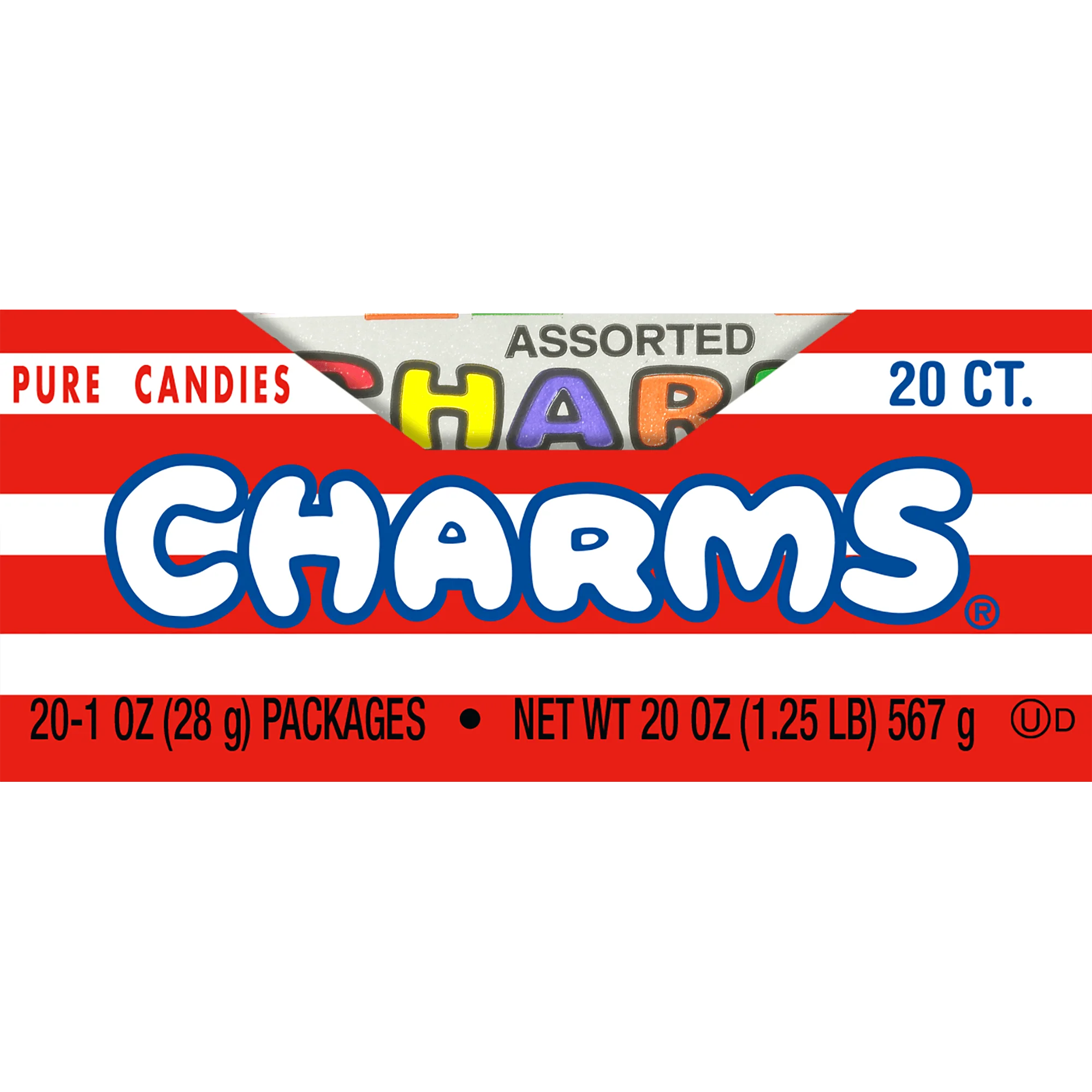 Charms Assorted Fruit Flavors Squares (1 oz. Pack) - Image 3