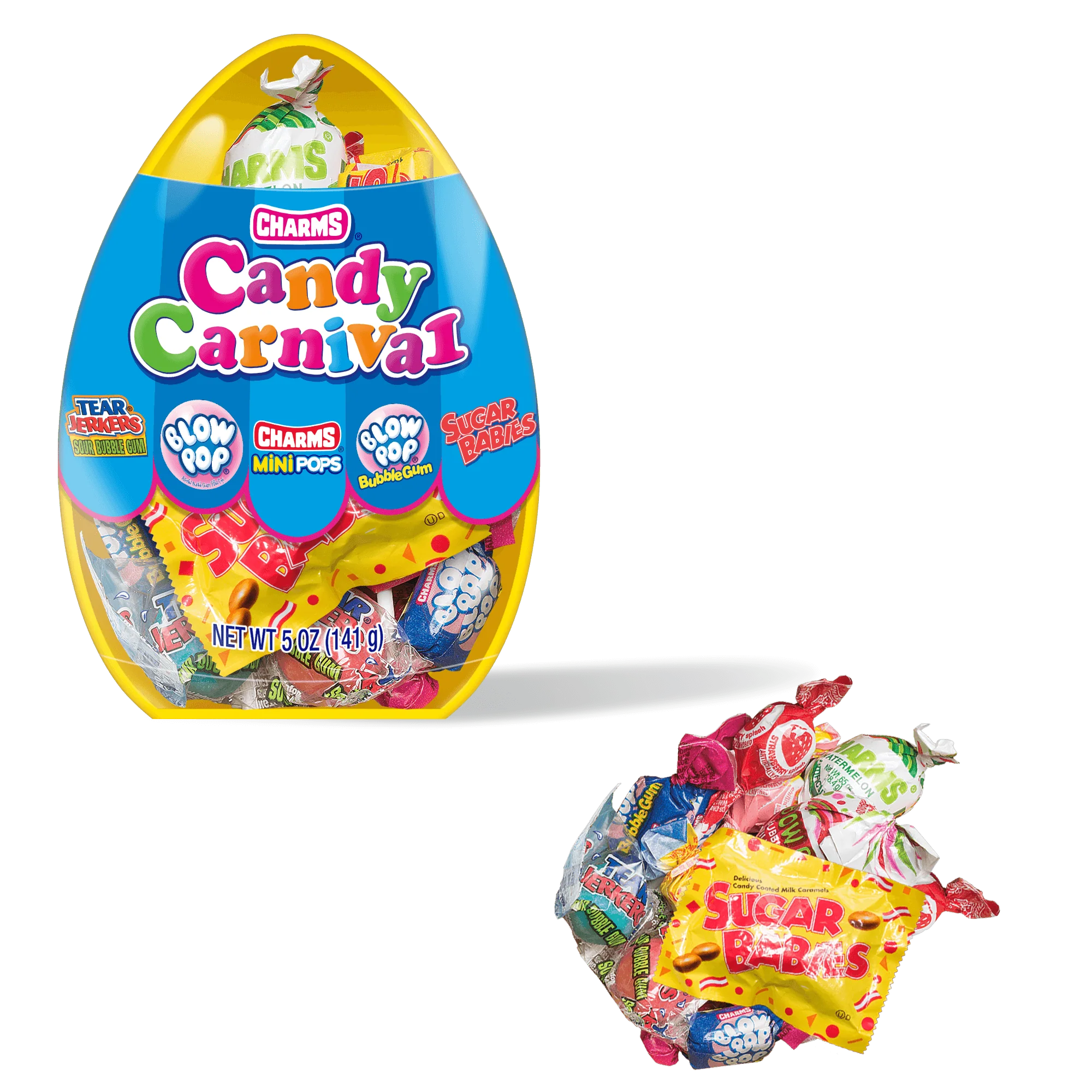Charms Candy Carnival Easter Filled Jumbo Egg (5 oz. Canister) - Image 3