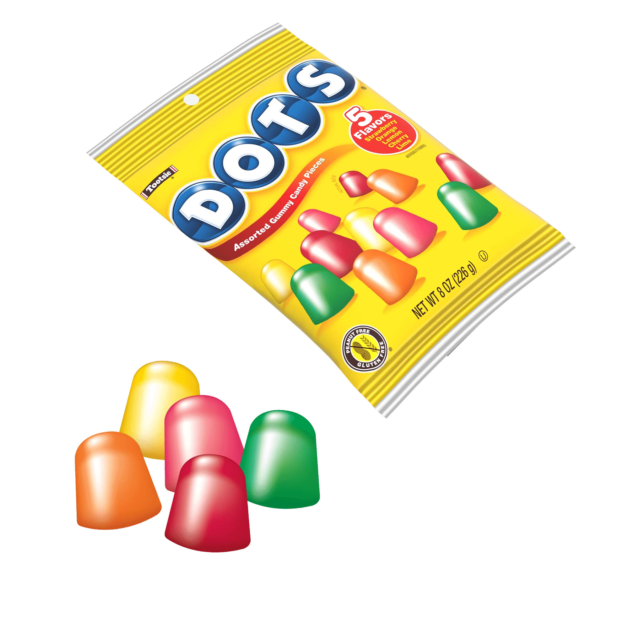 DOTS Assorted Fruit Gum Drops (8 oz. Bag) - Image 3