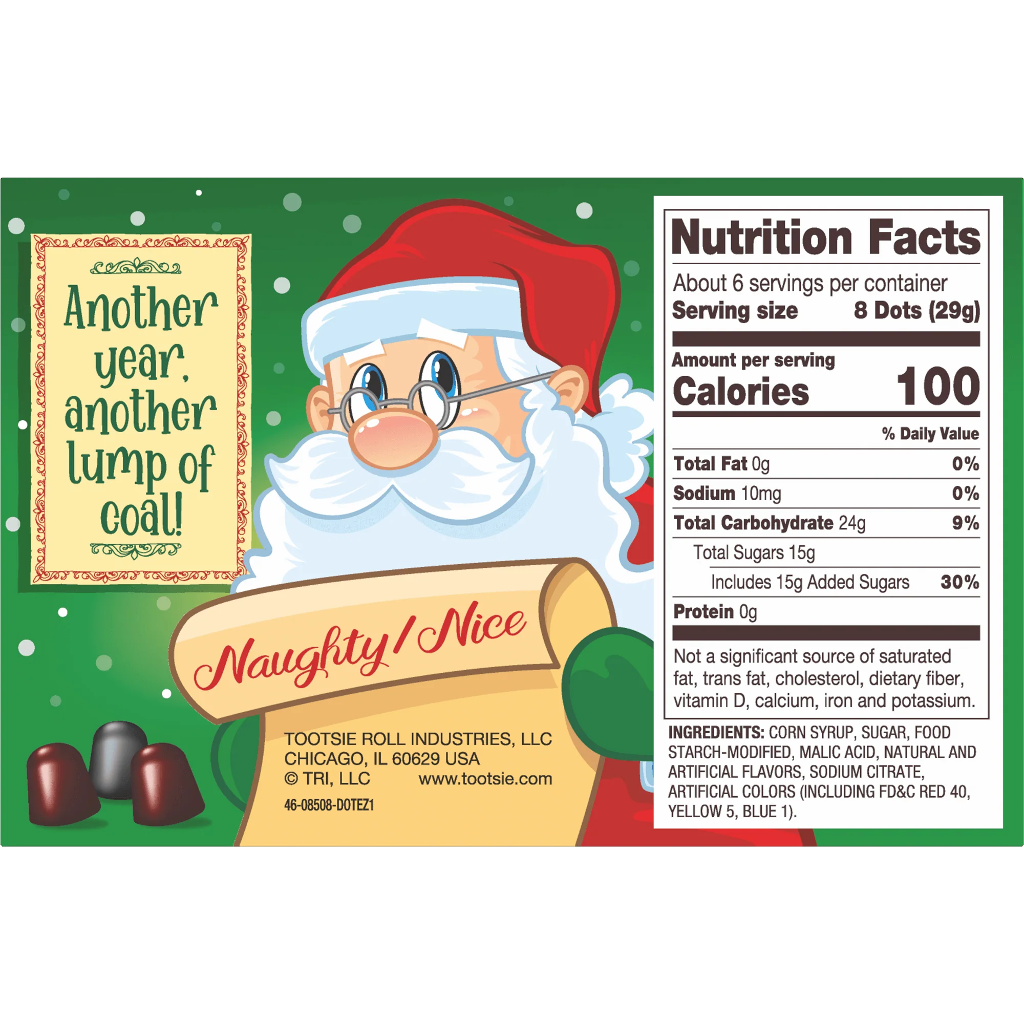 DOTS Lumps of Coal Gumdrops (6 oz. Box) - Image 2