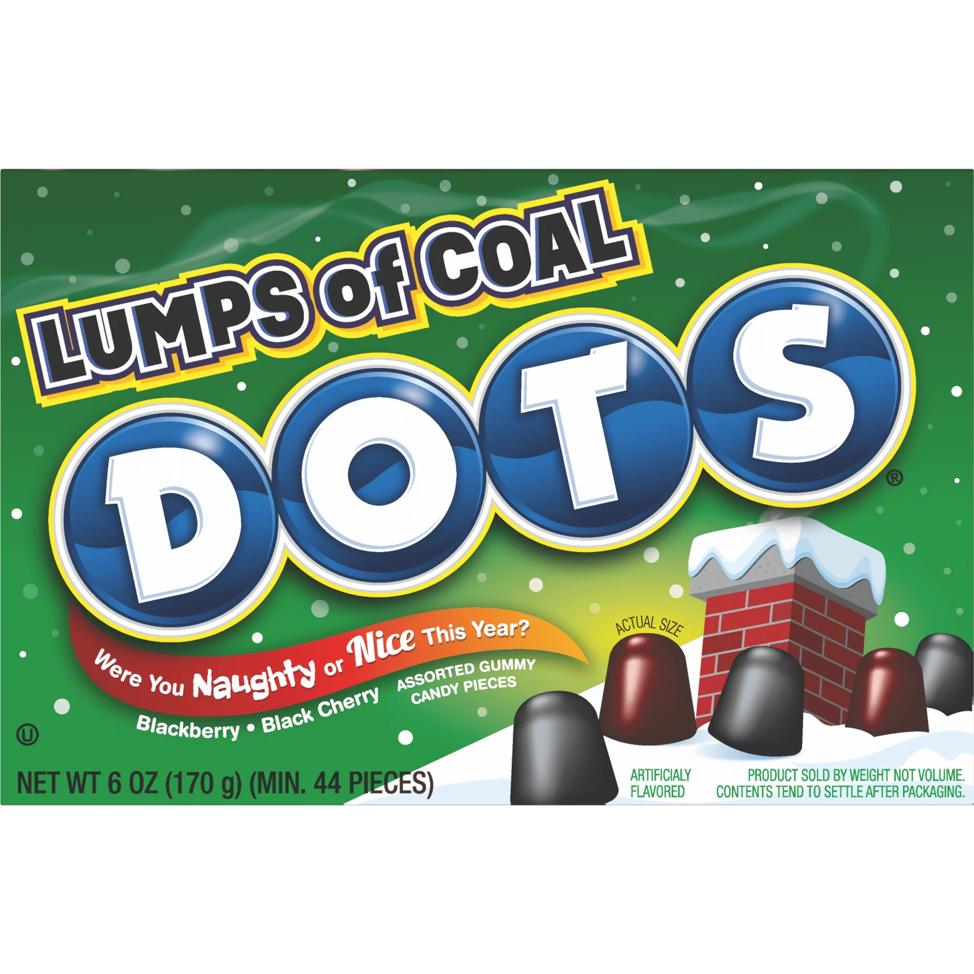 DOTS Lumps of Coal Gumdrops (6 oz. Box) - Image 3