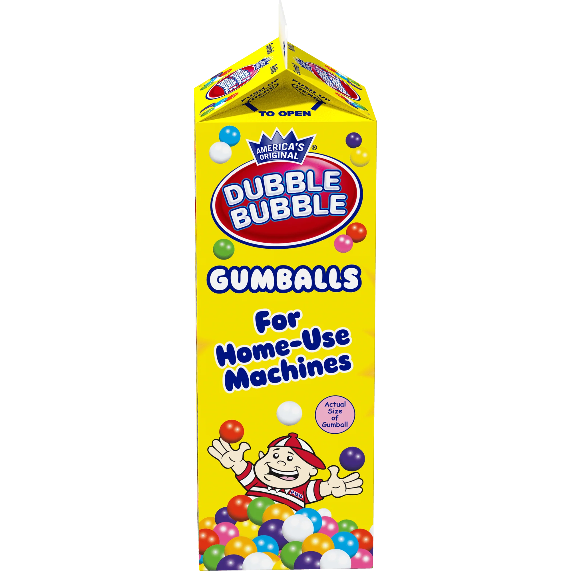 Dubble Bubble Assorted Gumballs (20 oz. Refill Carton) - Image 2