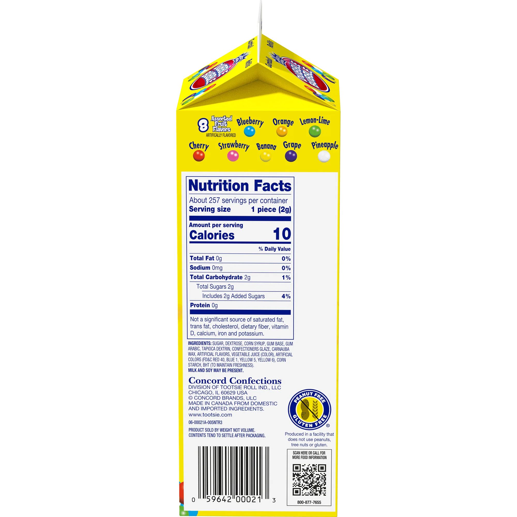 Dubble Bubble Assorted Gumballs (20 oz. Refill Carton) - Image 3