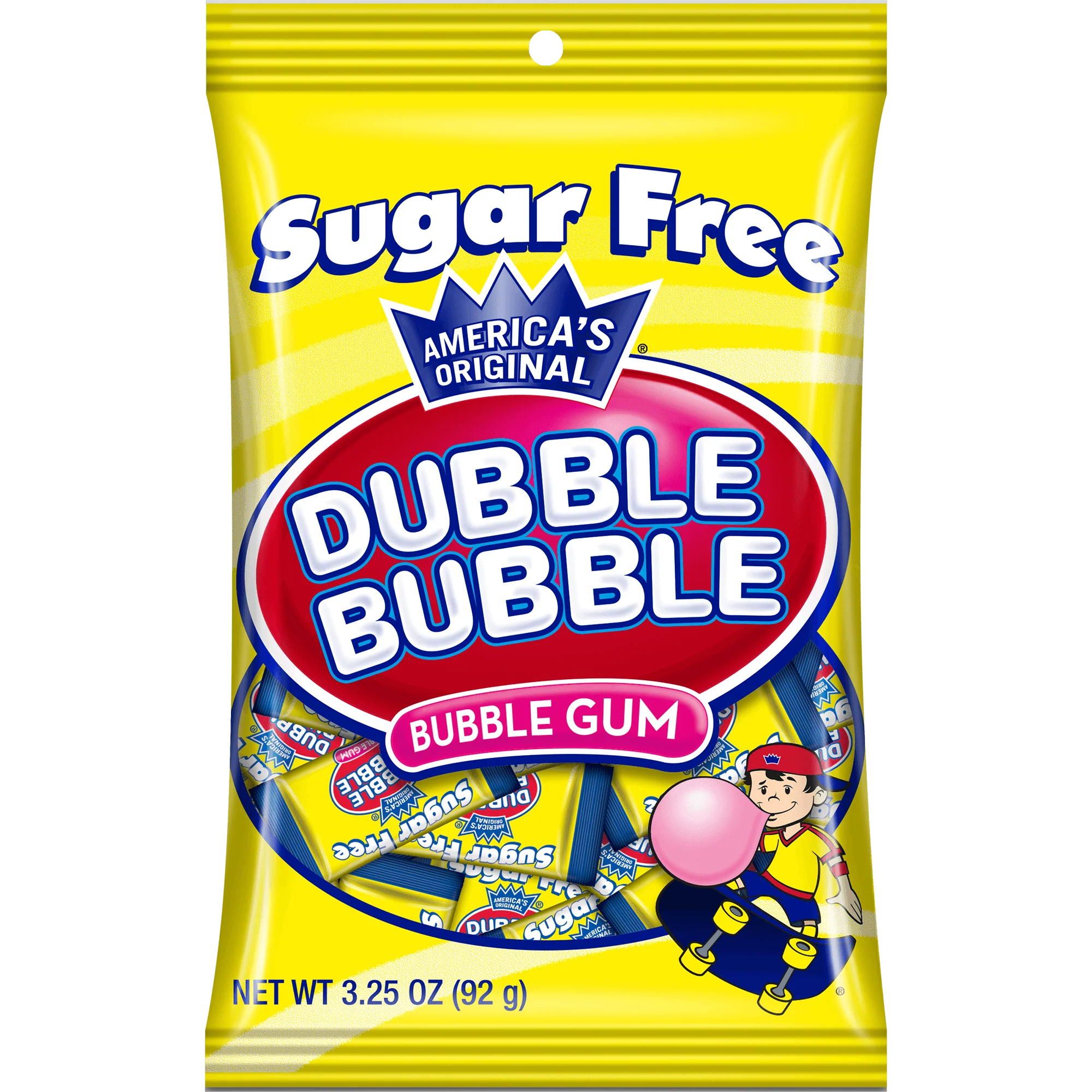Dubble Bubble Sugar Free Original Twist (3.25 oz. Bag) - Image 2