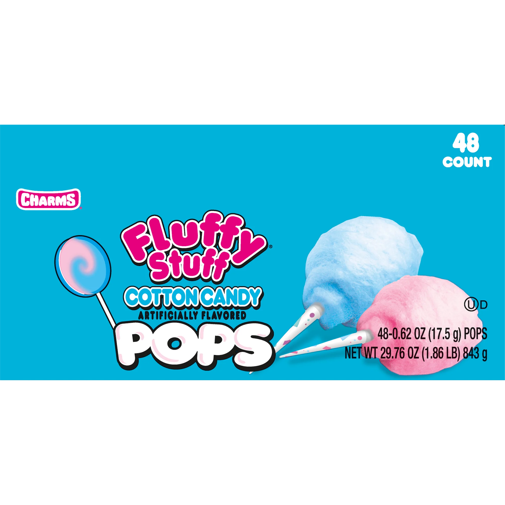 Fluffy Stuff Cotton Candy Pops (48 ct. Box) - Image 3