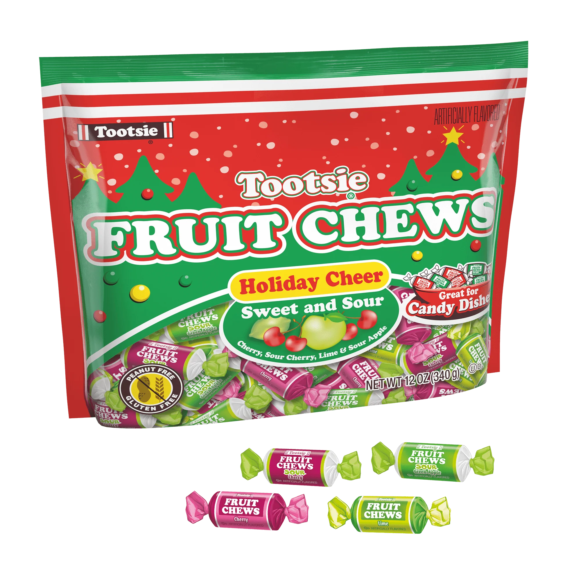 Tootsie Fruit Chews Assorted Holiday Cheer (12 oz. Bag) - Image 3