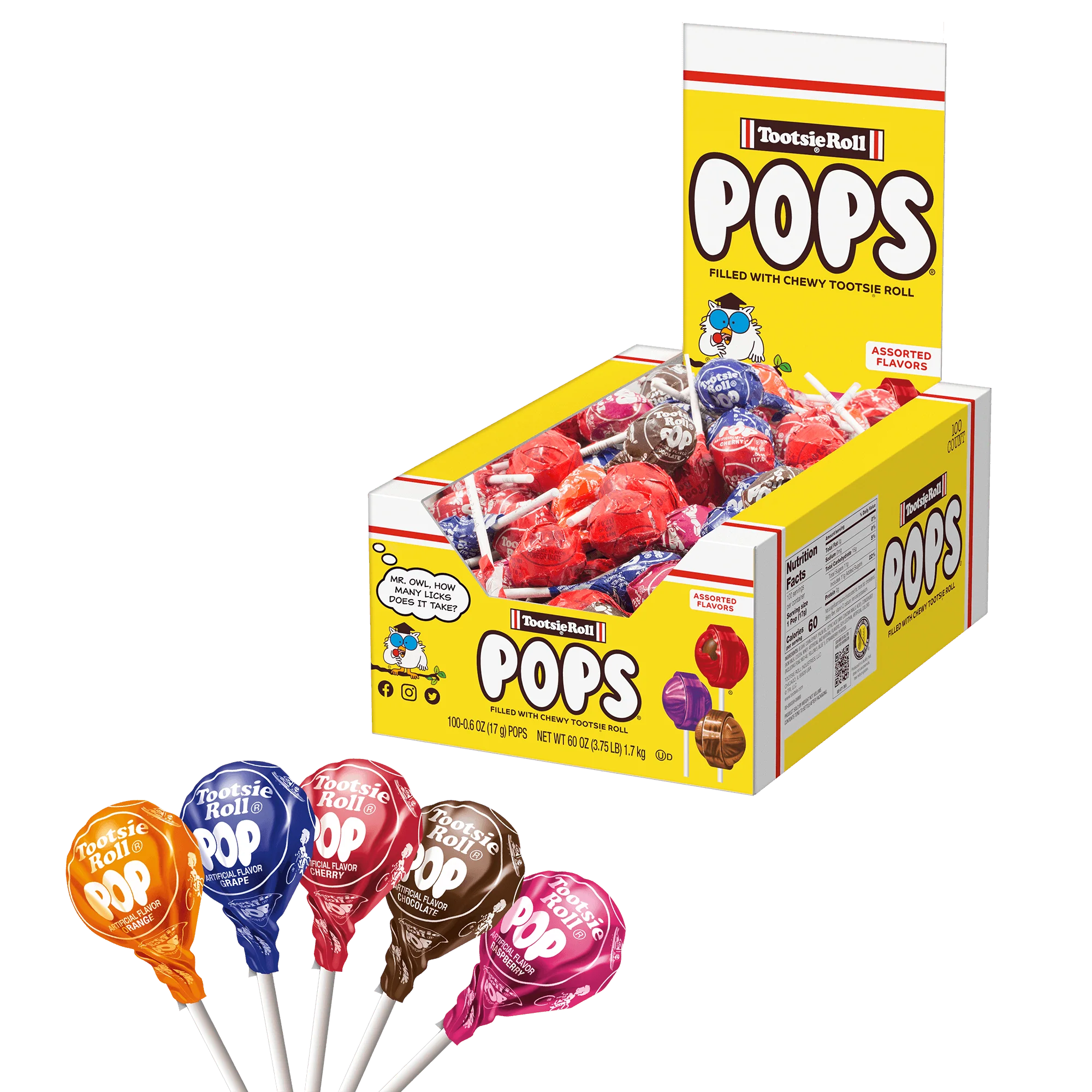 Tootsie Pops Assorted Flavors (100 ct. Box) - Image 3